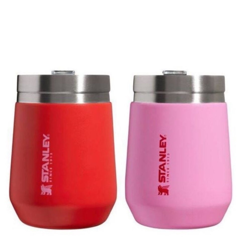Stanley Dual-Color Insulated Tumblers - Red and Pink